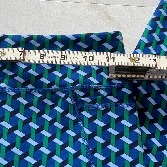 Boden High Waisted Pocket geometric print leggings size 4 - Picture 8 of 11